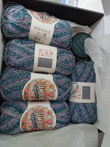 Customer photo review of Ladies Mystery Knitting Box (Bi-Monthly)