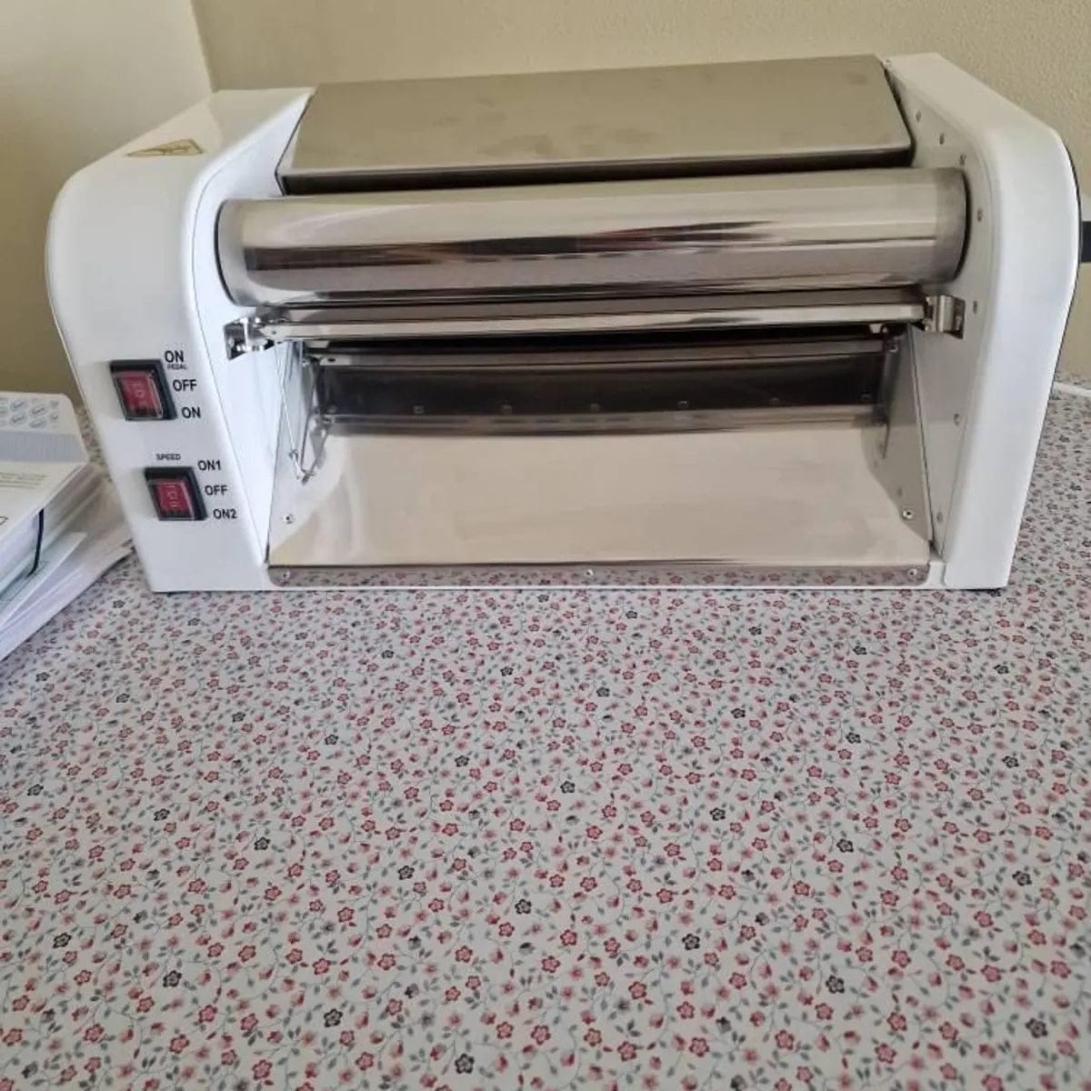 Customer photo review of Electric Dough Sheeter Machine