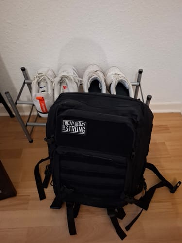 Customer photo review of Training Backpack 2.0, Black - Add Extra Patches