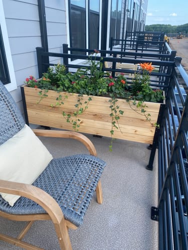 Customer photo review of 18" x 60" Raised Garden Bed - 30" TALL