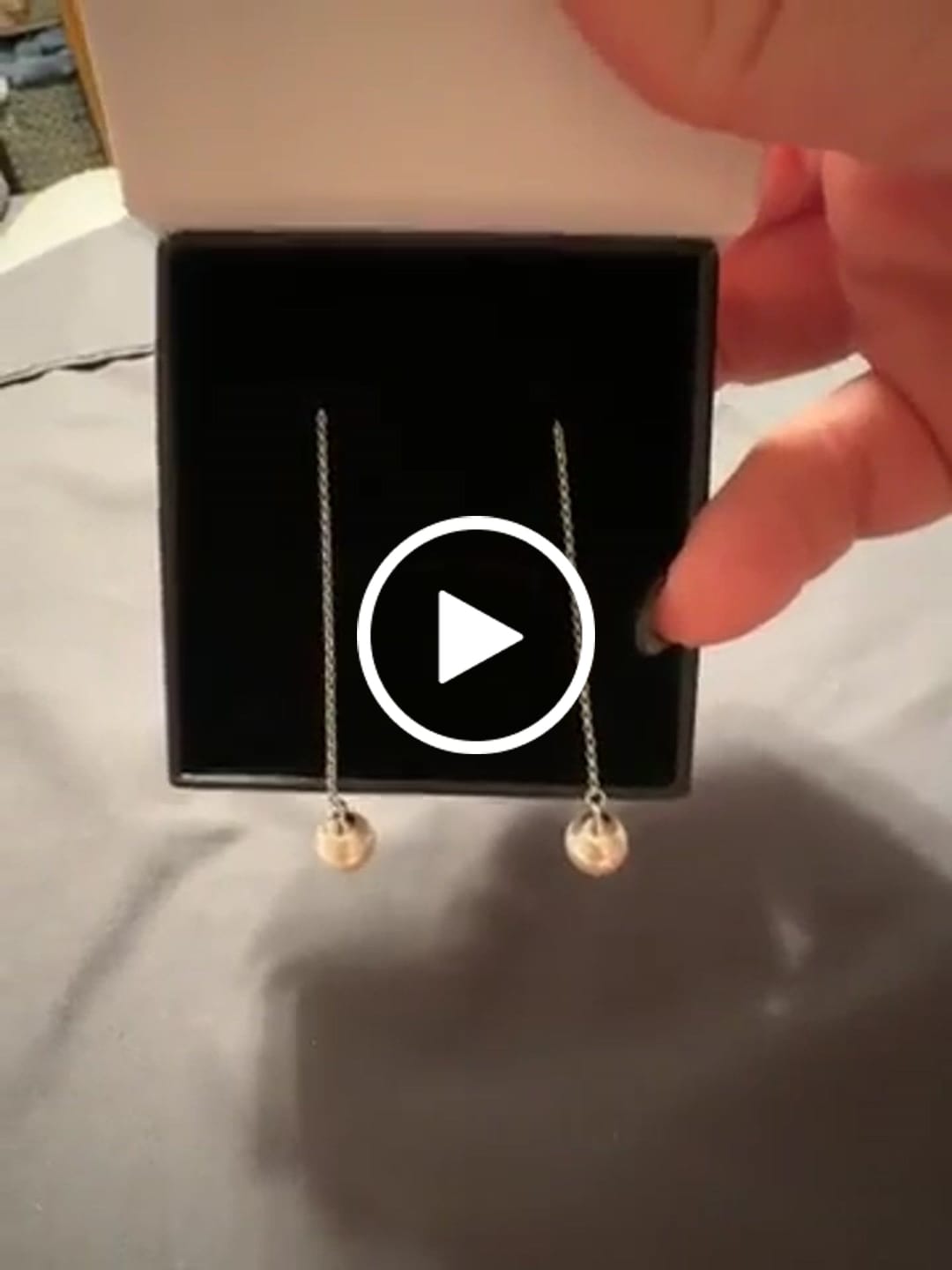 Customer video review of Nyla, Daphne, Aspen 18k White Gold Plated Earrings for Women (3 Pair Set)