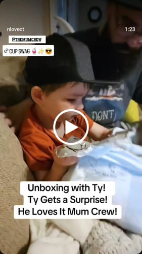 Customer video review of Yellow Worker Spill Proof Kids CREWCUP 20oz