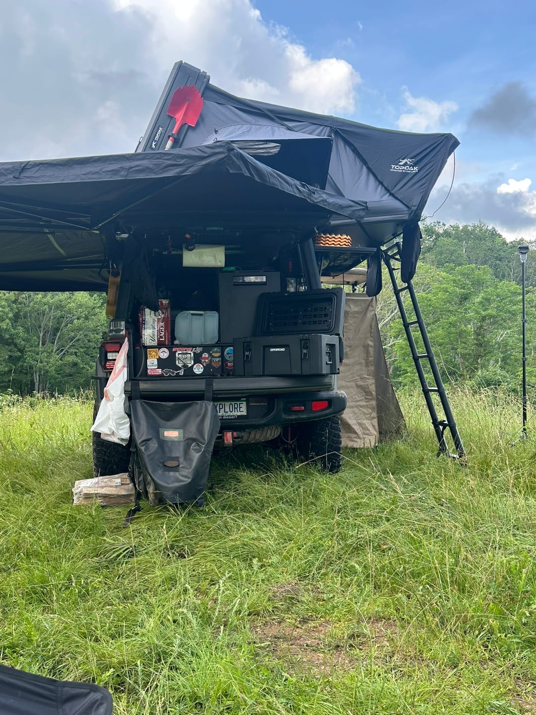 Customer photo review of OPENROAD Camping Storage Case – 50L