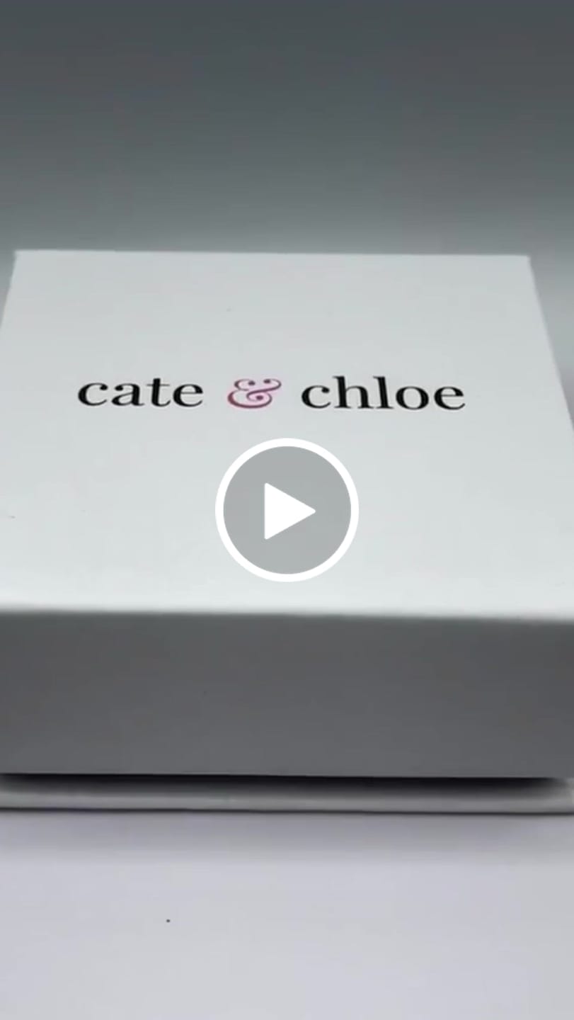 Customer video review of Rachel 18k White Gold Plated 19mm Hoop Earrings with Swarovski Crystals