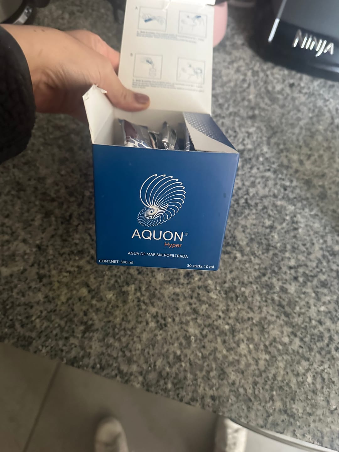 Customer photo review of Electrolitos Aquon Hyper® 30 sticks