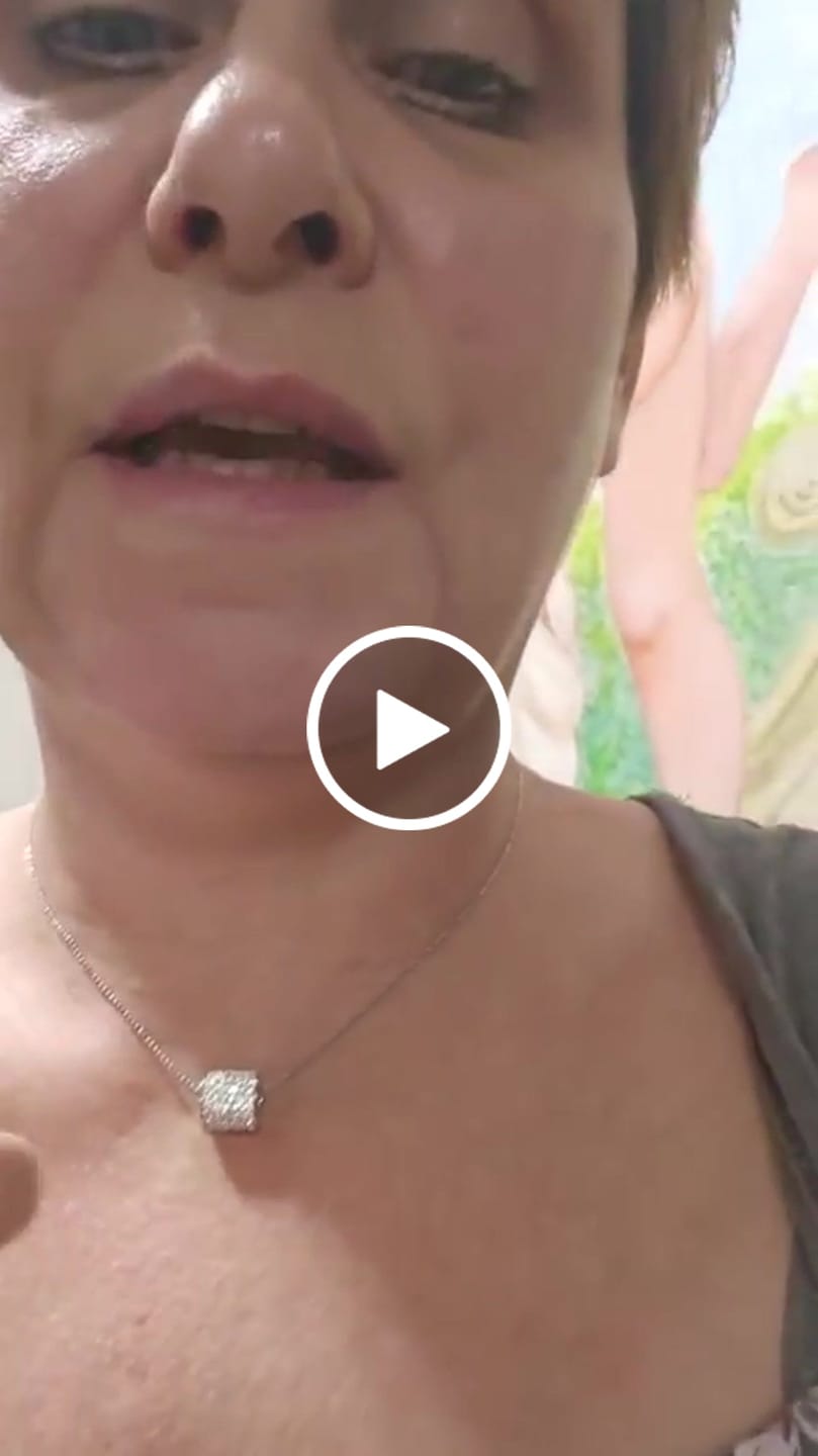 Customer video review of Anabelle 18k White Gold Plated Pendant Necklace with Swarovski Crystals
