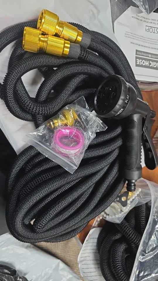 Customer photo review of AquaFlex Pro – Der flexible Gartenschlauch mit 7 Sprühfunktionen