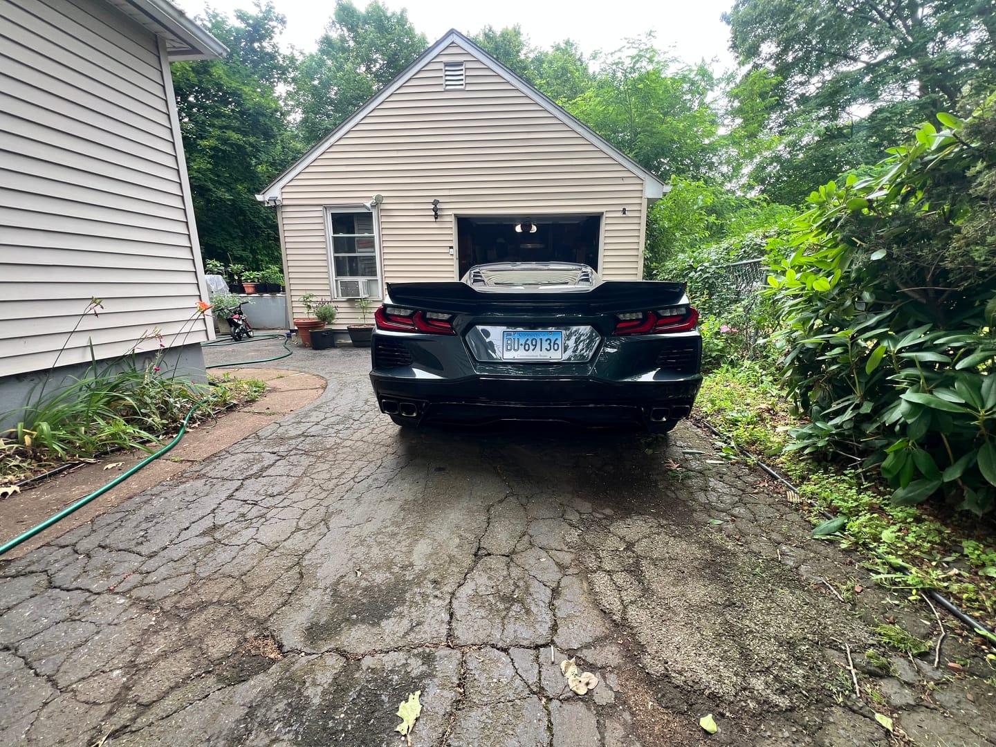 Customer photo review of Chevrolet Corvette C8 Rear Ducktail Spoiler