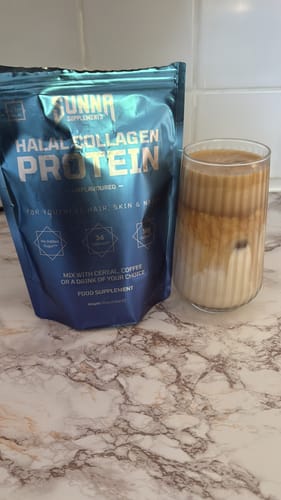 Customer photo review of Halal Collagen Protein