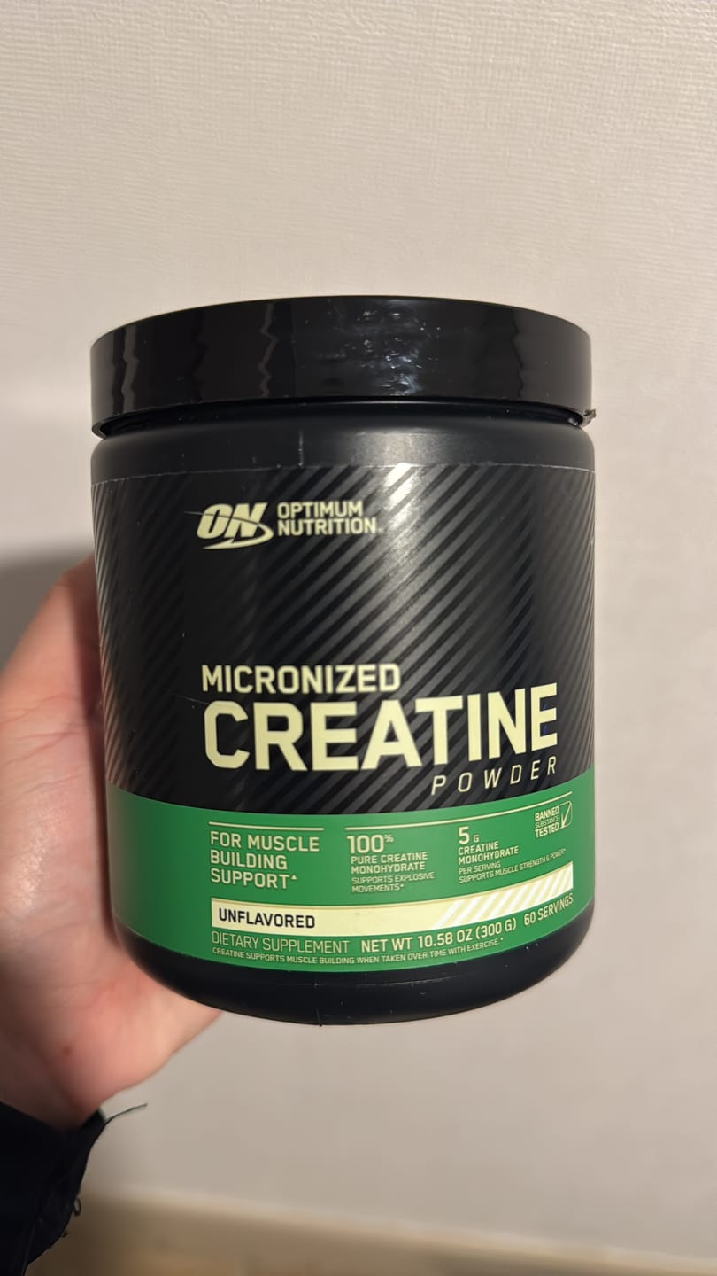 Customer photo review of Creatina Powder 300 grs ON