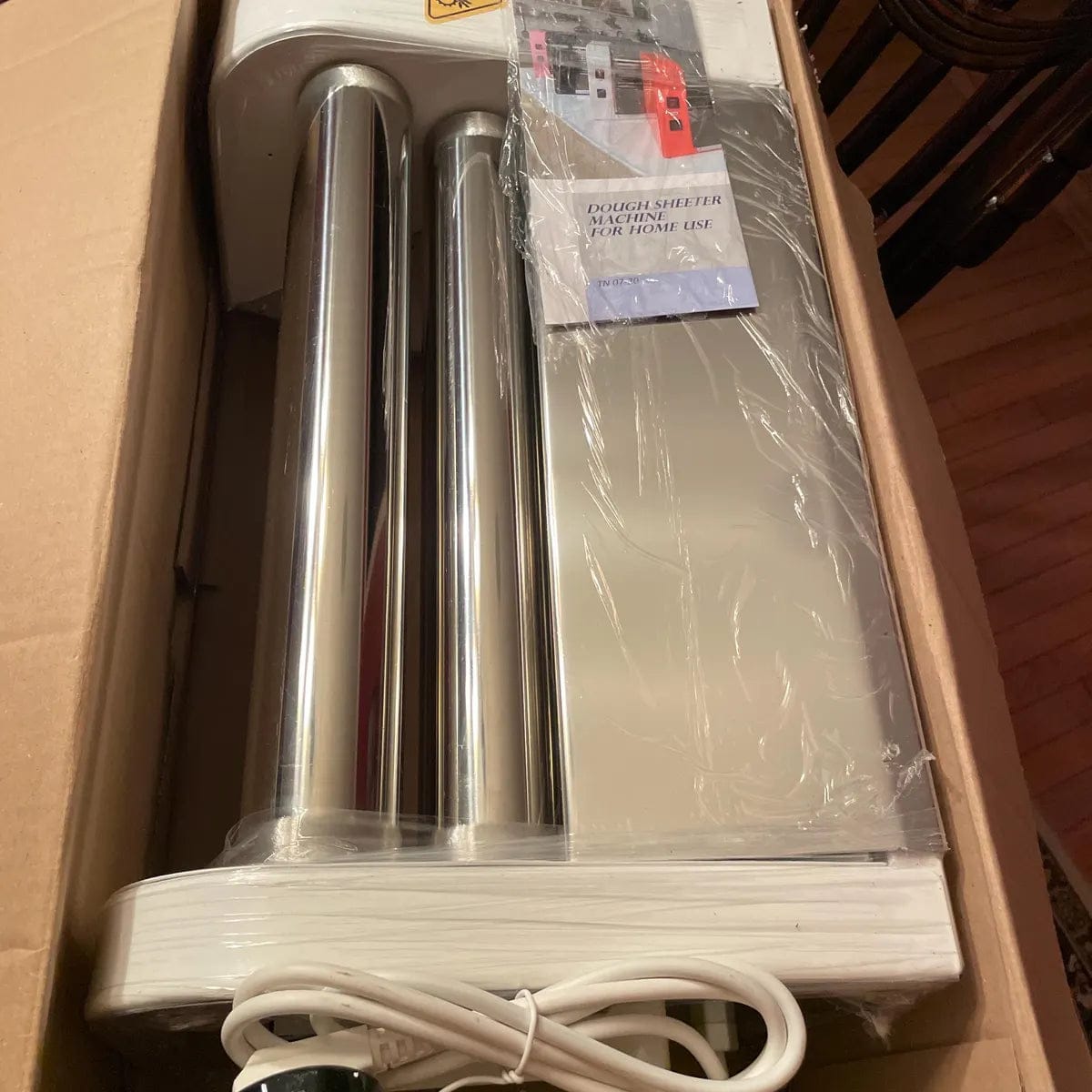 Customer photo review of Electric Dough Sheeter Machine