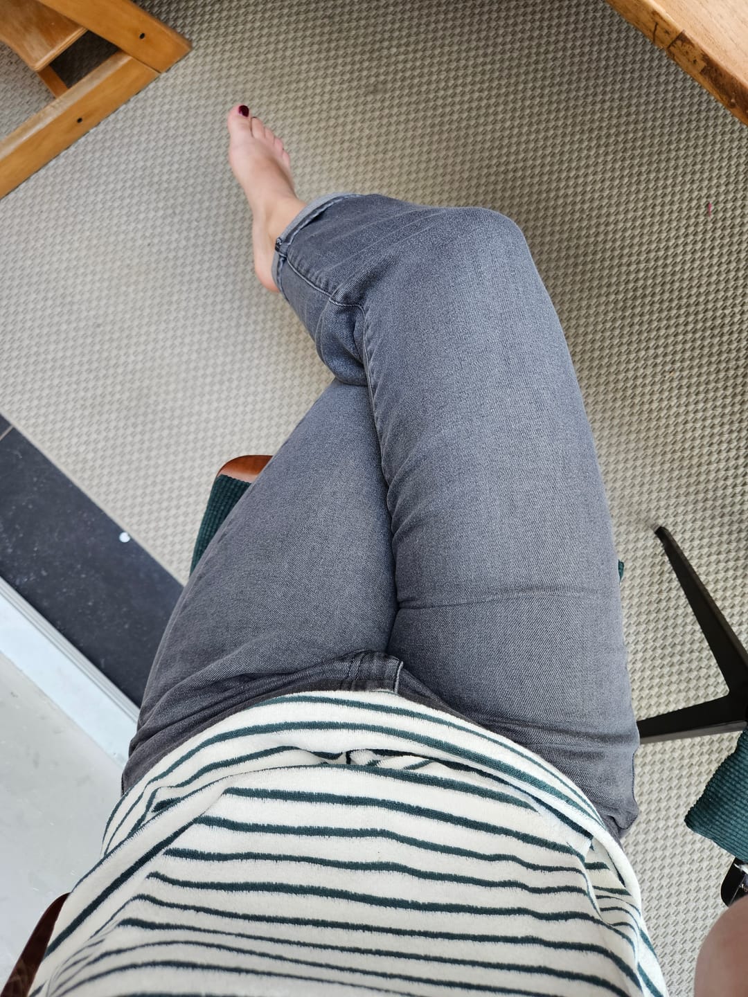 Customer photo review of Boyfriend Jeans Berley - Washed Black