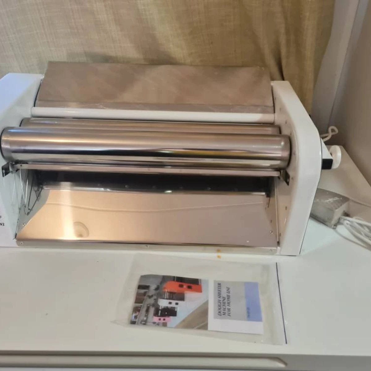 Customer photo review of Electric Dough Sheeter Machine