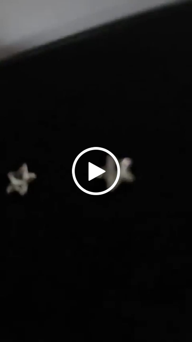 Customer video review of Lealani 18k White Gold Plated Stud Earrings with Swarovski Crystals