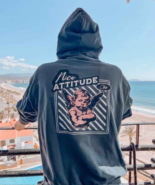 Customer photo review of NICE ATTITUDE Hoodie-Herren