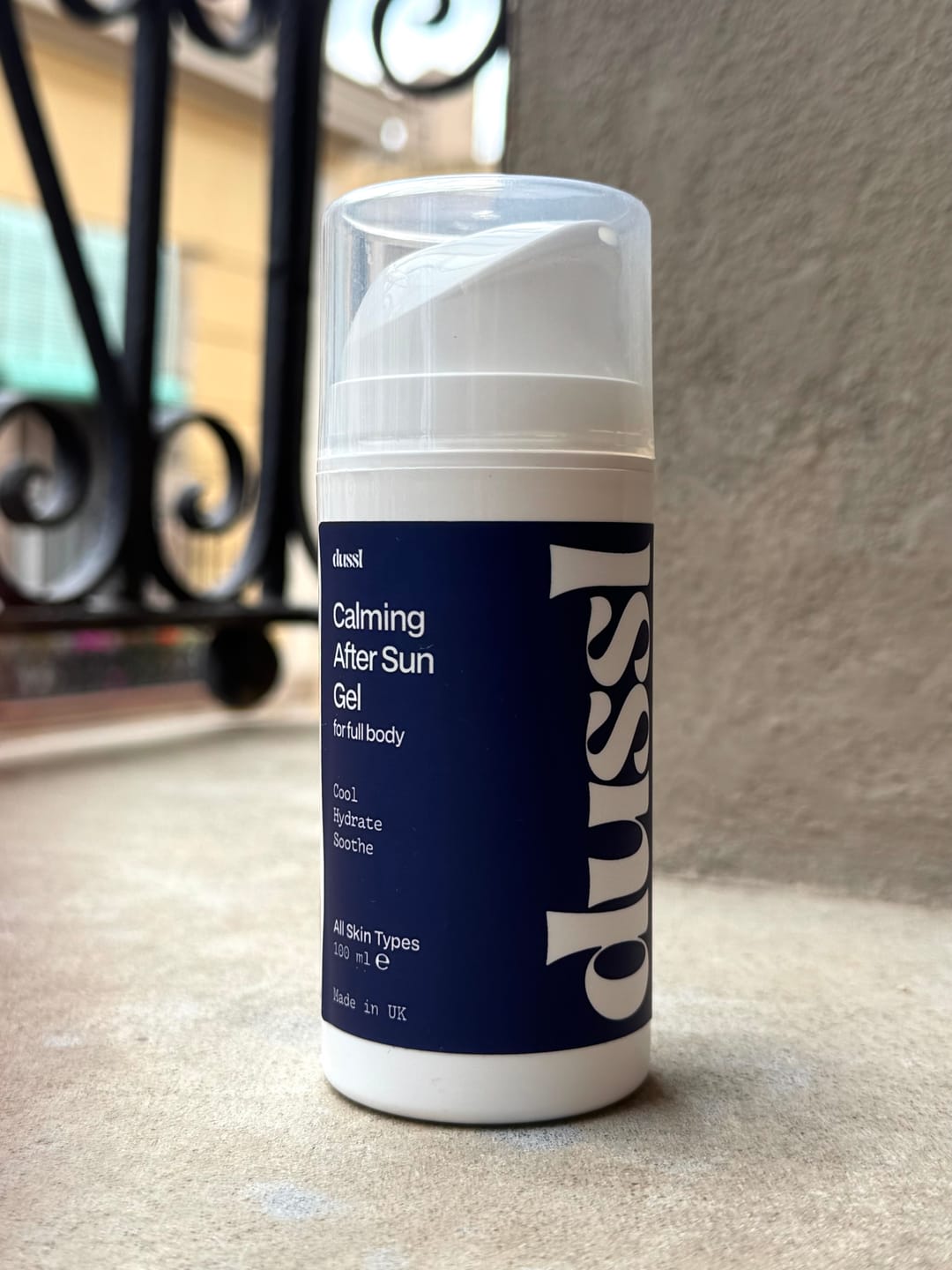 Customer photo review of Calming After Sun Gel