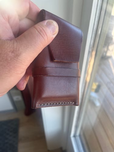 Customer photo review of Slimmad plånbok i äkta läder