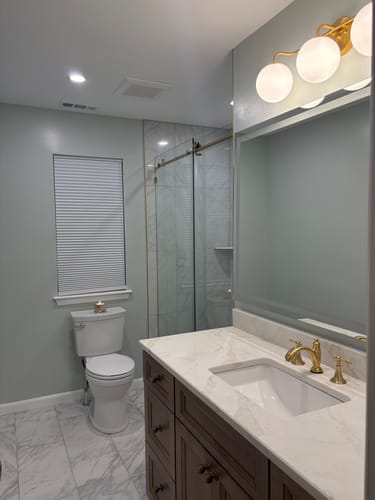 Customer photo review of Royal Brass Vanity Faucet