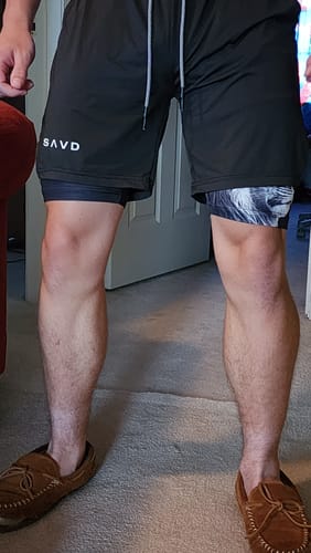 Customer photo review of Revelation 5:5 Lion Performance Shorts