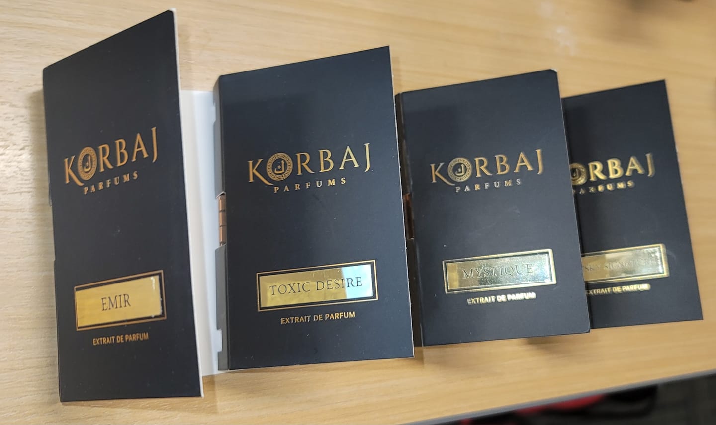 Customer photo review of Perfume Sample Set - 4 PCS