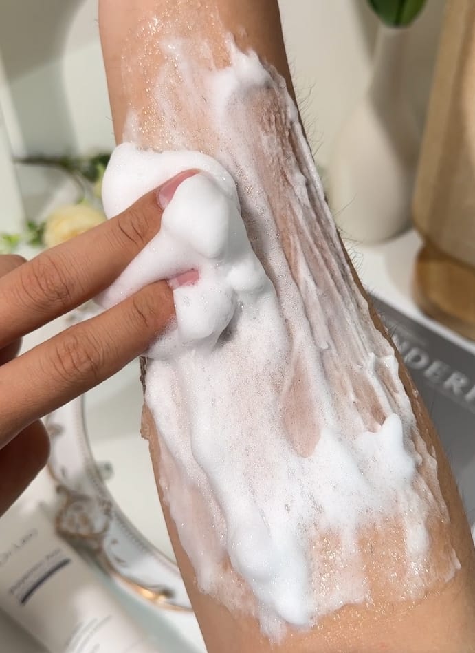 Customer photo review of Polyamino Acid Purifying Facial Cleanser