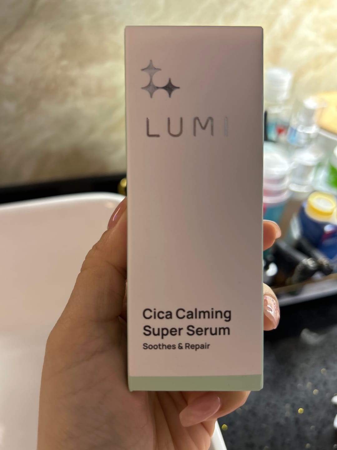 Customer photo review of Cica Calming Super Serum