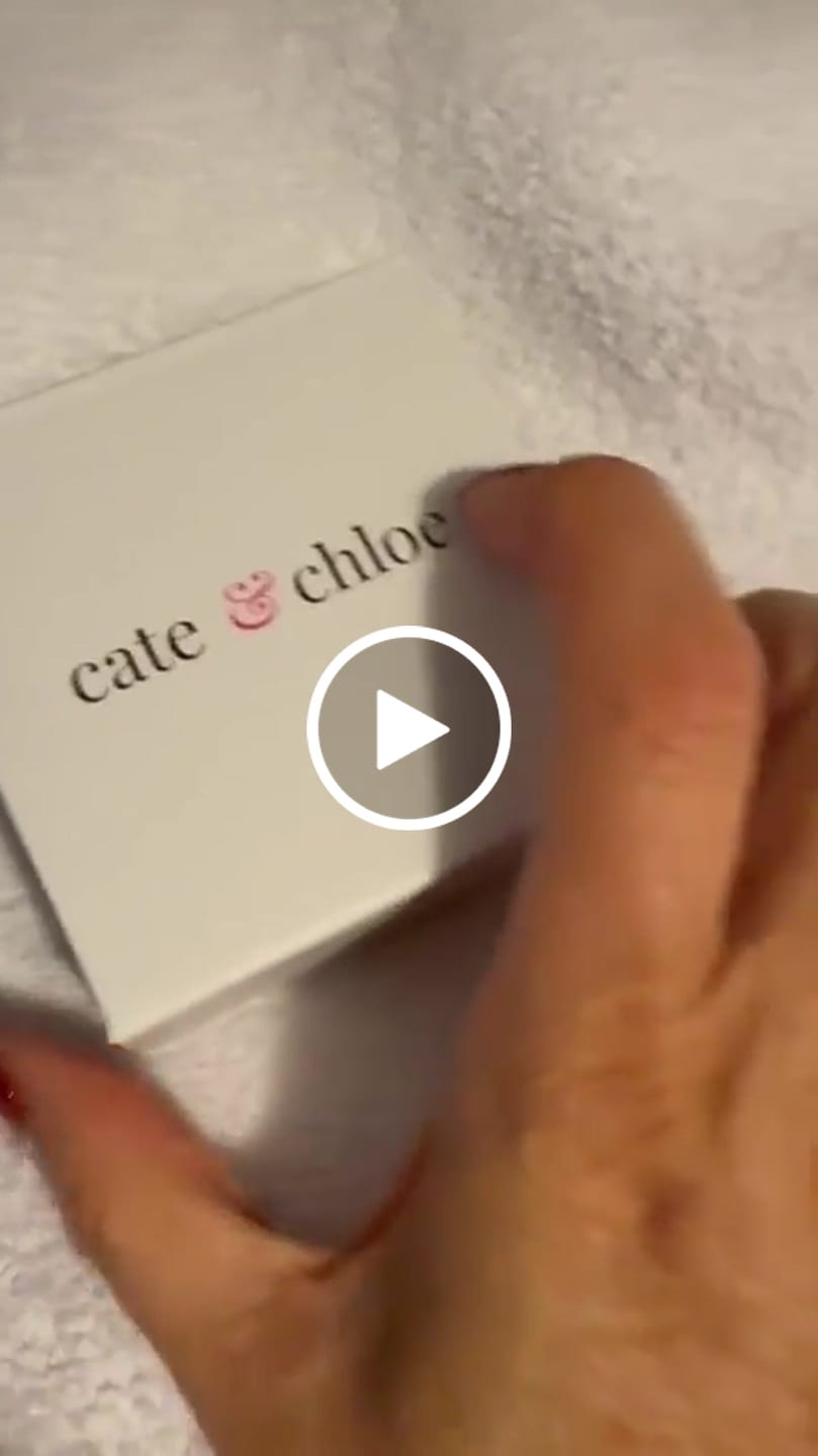Customer video review of Moissanite by Cate & Chloe Josephine 0.77tcw Round Cut 925 Sterling Silver 18k White Gold Plated Wedding Band