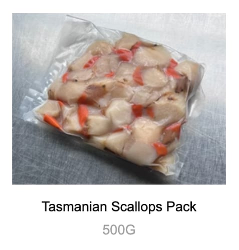 Customer photo review of Tasmanian Scallops Pack