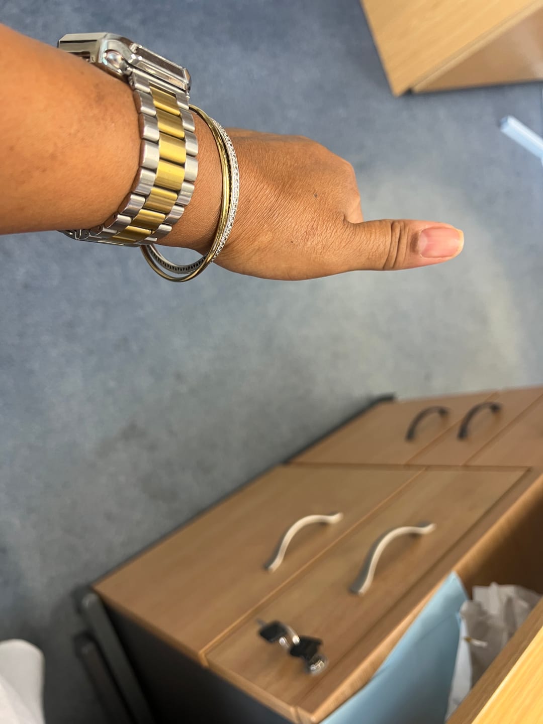 Customer photo review of Classic Gold Bangle
