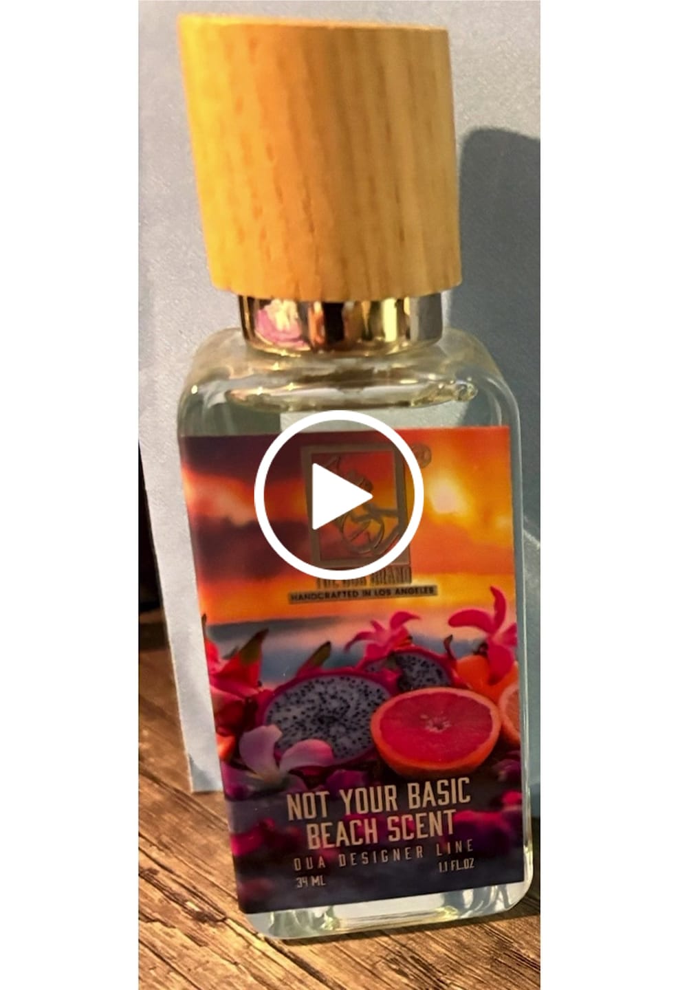 Customer video review of Not Your Basic Beach Scent