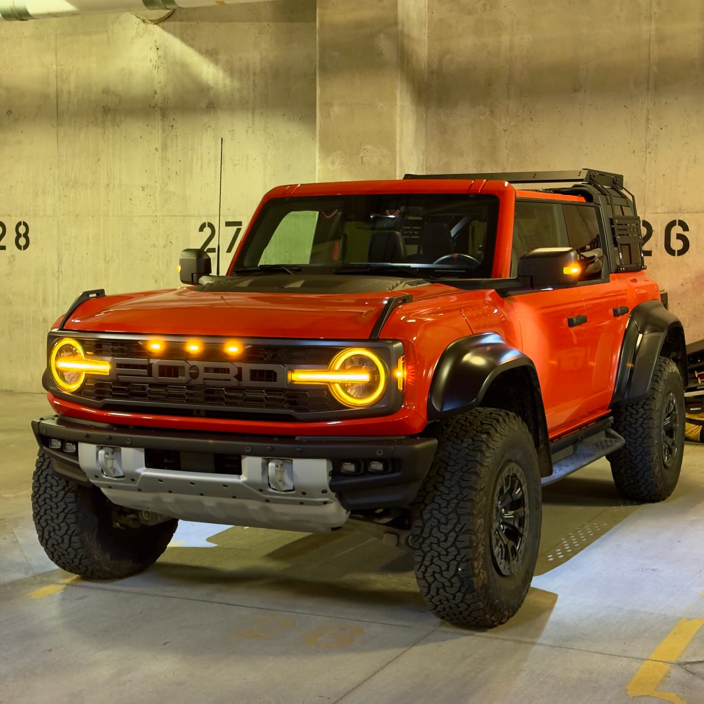 Customer photo review of Modular Half Rack For The Ford Bronco