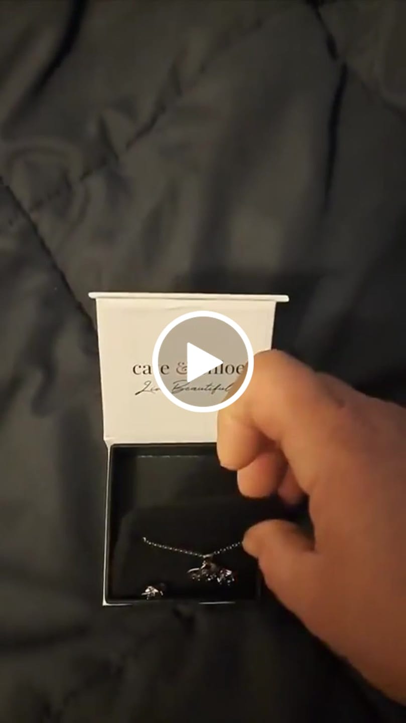 Customer video review of Infinity 18k White Gold Plated Birthstone Flower Earrings with Swarovski Crystals