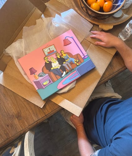 Customer photo review of Turn Me Yellow — Digital Portrait