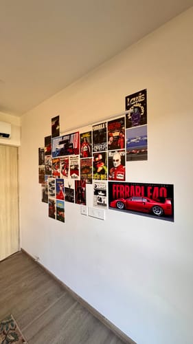 Customer photo review of FORMULA 1 WALL COLLAGE POSTERS