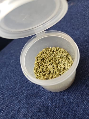 Customer photo review of Grapes & Cream THCA Flower