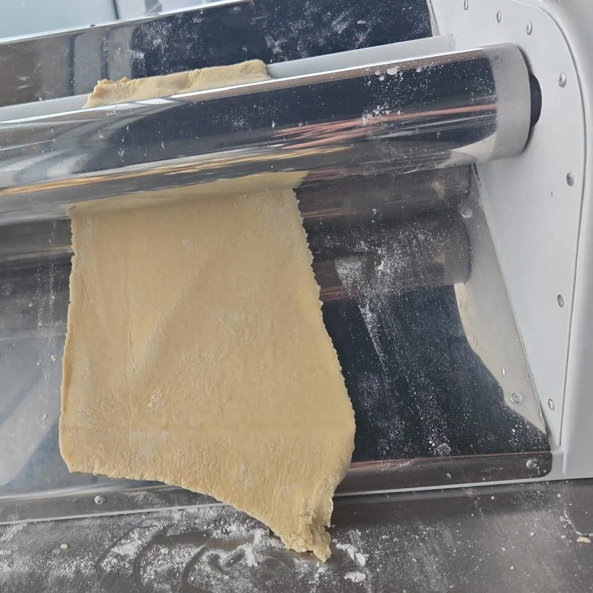 Customer photo review of Electric Dough Sheeter Machine