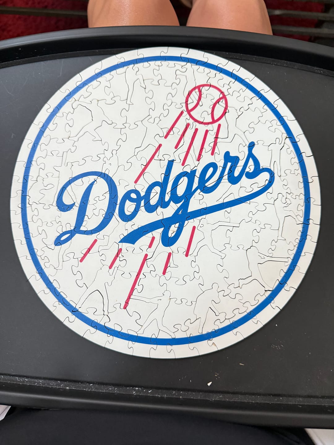 Customer photo review of Los Angeles Dodgers™ - Wooden Puzzle
