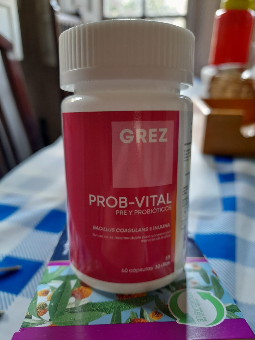 Customer photo review of PROB-VITAL - Simbiótico (Probióticos & prebióticos)