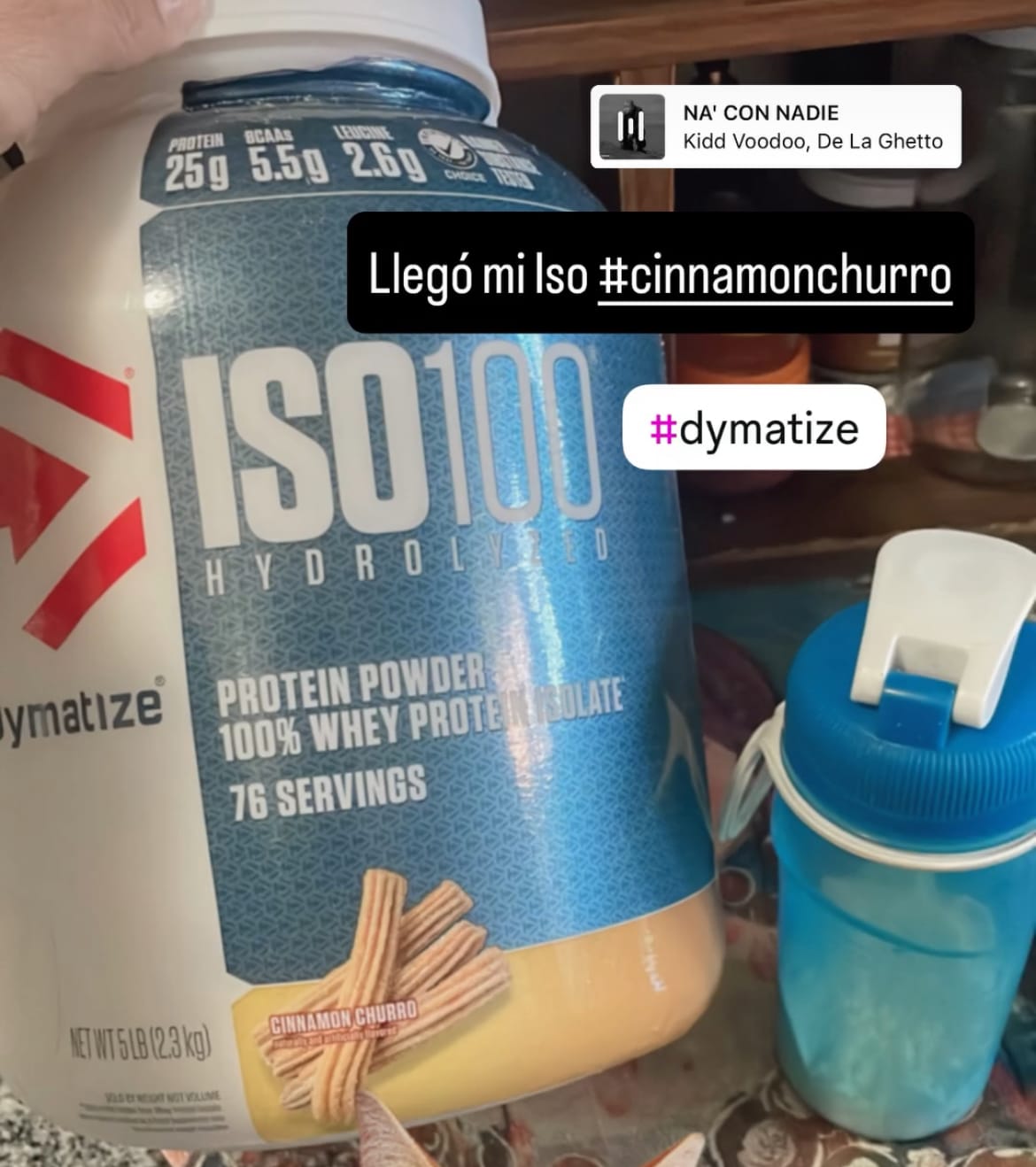 Customer photo review of Dymatize ISO100 Hydrolyzed Proteina Hidrolizada 5 Lb