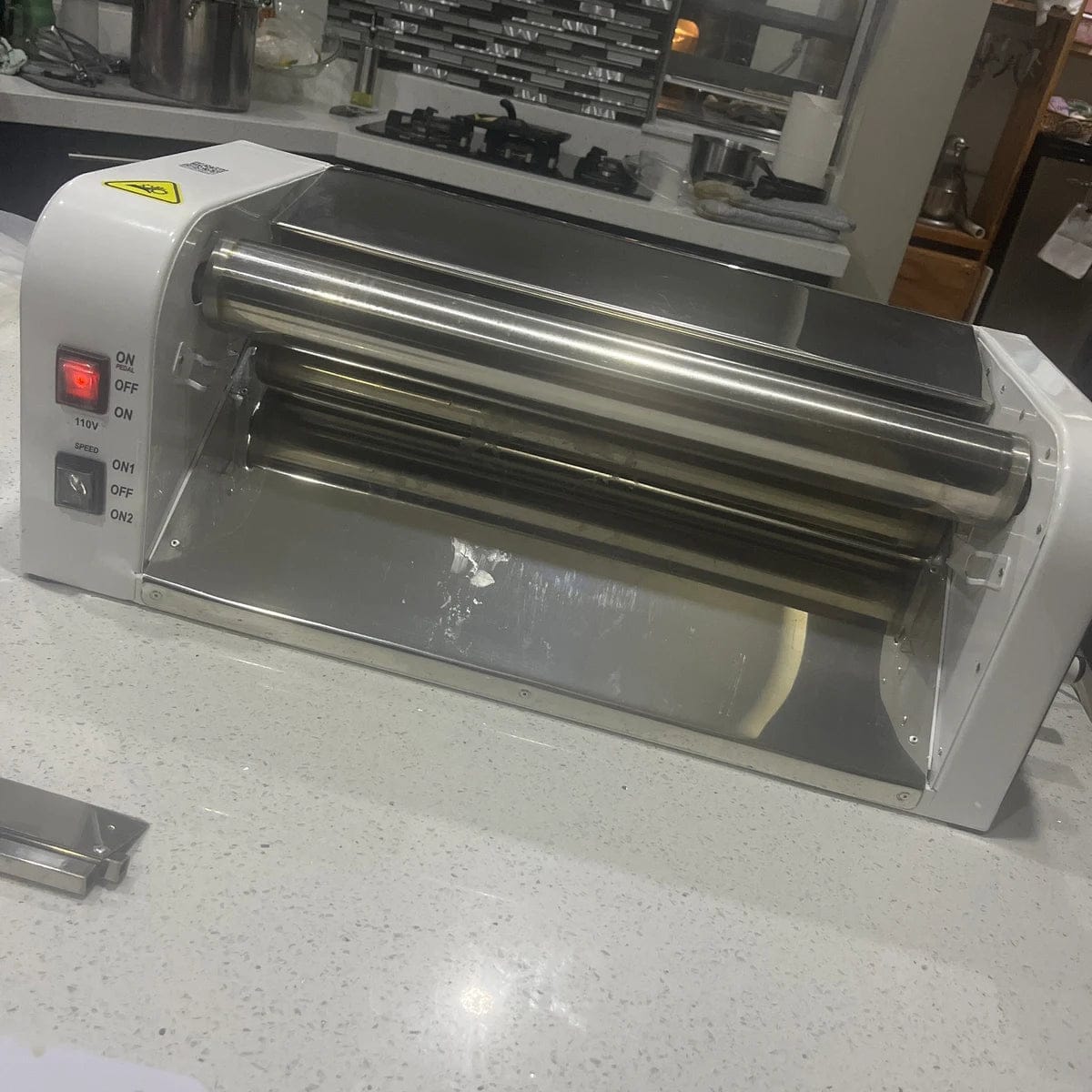 Customer photo review of Electric Dough Sheeter Machine