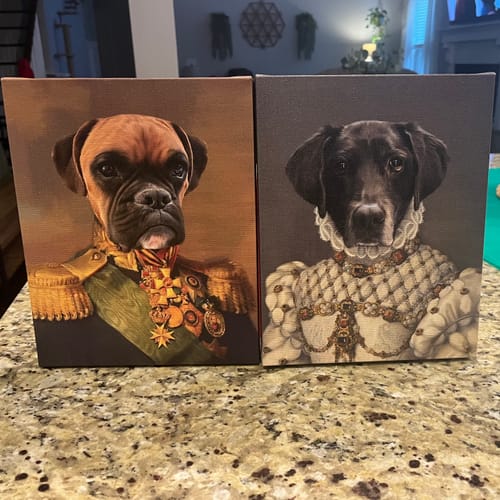 Customer photo review of The Princess - Custom Pet Canvas