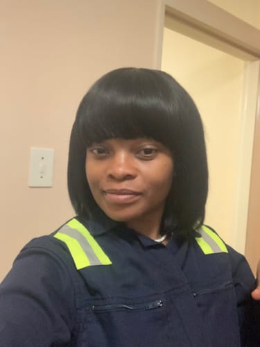 Customer photo review of NALEDI - Brazilian Fringe Bob