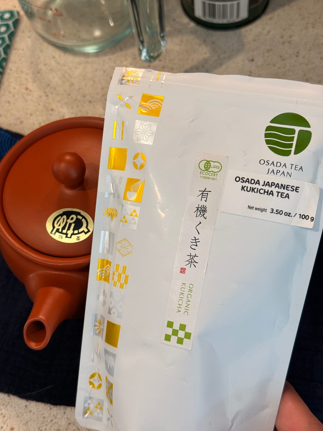 Customer photo review of Osada Japanese Kukicha Tea