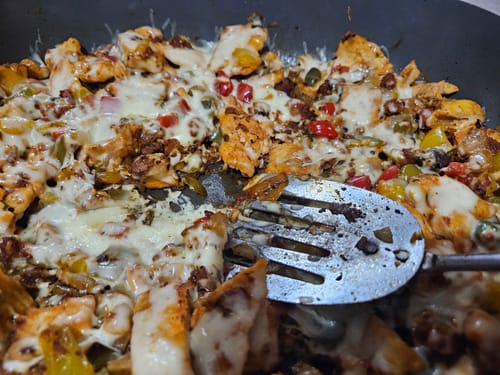 Reseña con foto de un cliente sobre Chorizo de Res