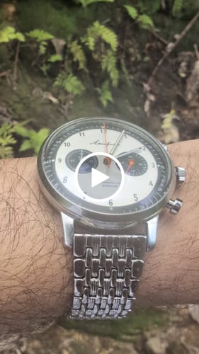 Customer video review of Chronograph Panda 12h/24h watch