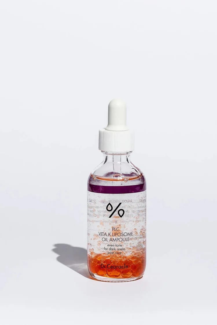 Customer photo review of Divu tekstūru liposomālais serums sejai ar K vitamīnu Dr.Ceuracle PLC Vita K Liposome oil ampoule