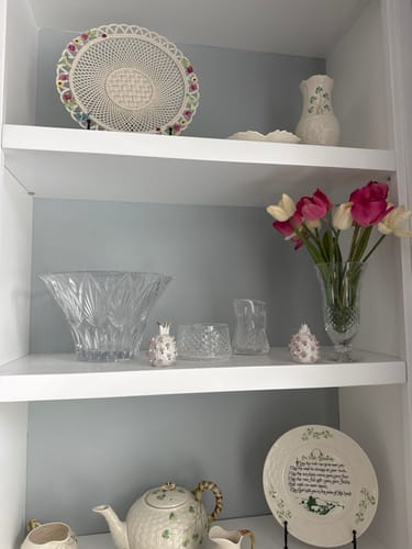 Customer photo review of Belleek Classic Summer Basketweave Plate