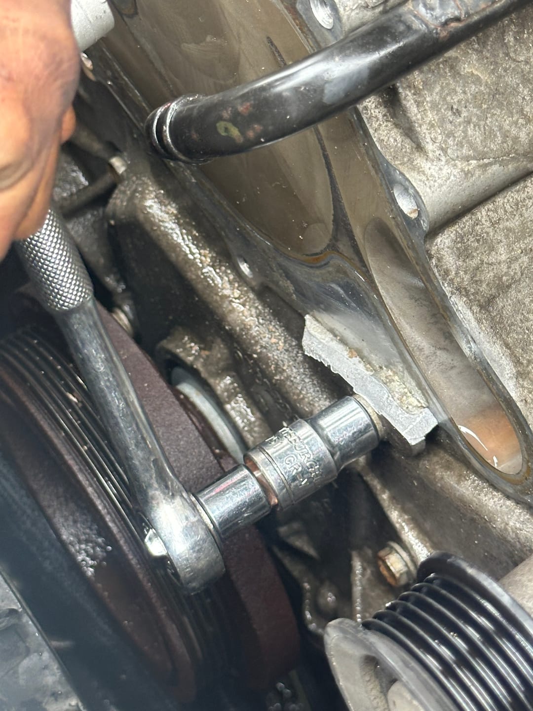 Customer photo review of Round "SRT" Steering Wheel Center Badge