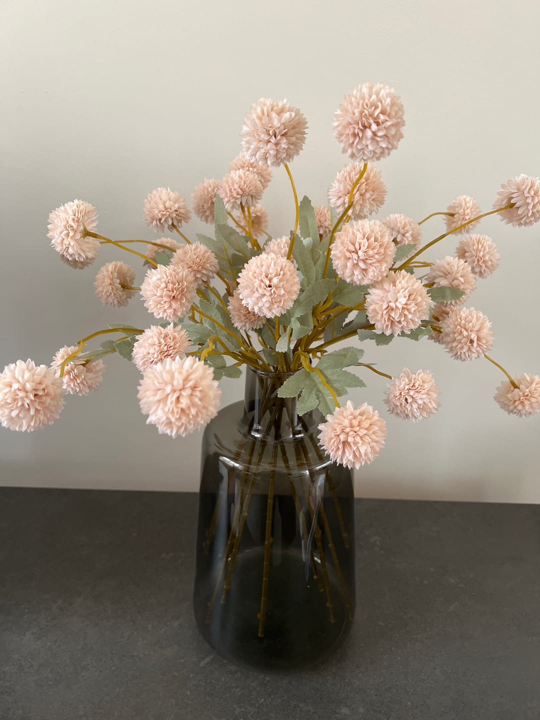 Customer photo review of Zijden Kiku Bloemen - Crème