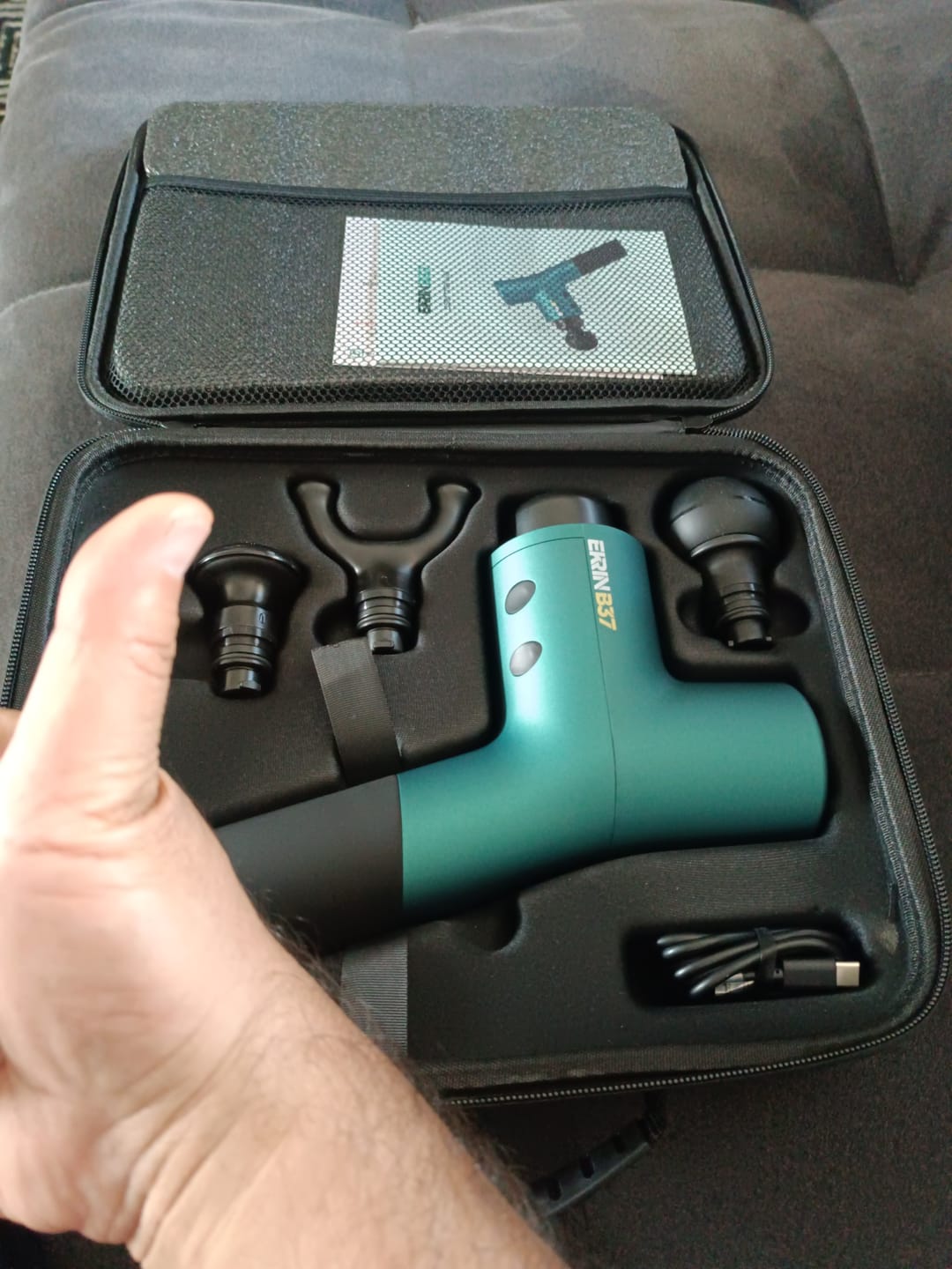 Customer photo review of B37 Percussion Massager